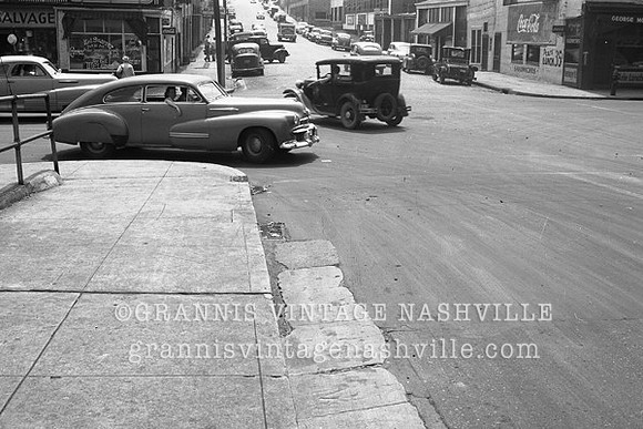 Cars on street